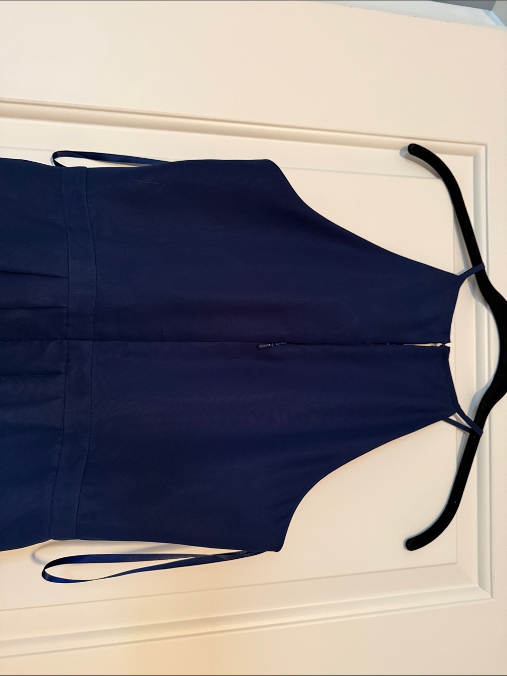 Weddington Way Navy Blue Halter Bridesmaid Dress - Picture 4 of 5
